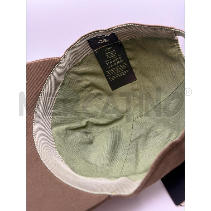 FENDI CAPPELLO ROMA 1925 CREST BASEBALL CUP CON PATCH COCA + GOLD   | Mercatino dell'Usato Roma porta maggiore 3