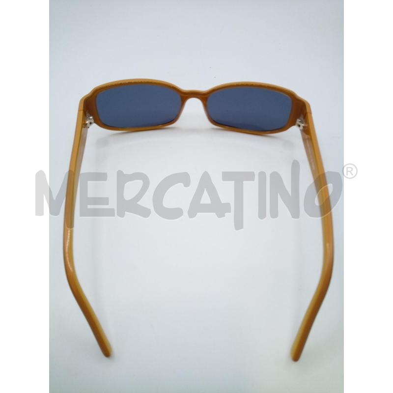 FENDI OCCHIALI LENTE NERA MONTATURA MARRONE BEIGE LOGO LATERALE | Mercatino dell'Usato Roma porta maggiore 3