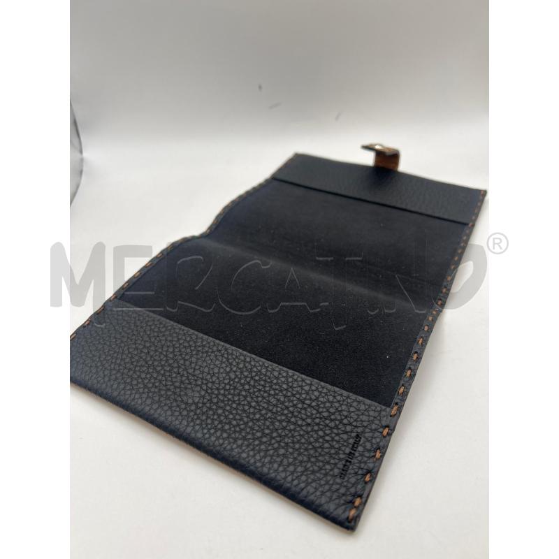FENDI PORTA AGENDA MATTONE PELLE MARTELLATA BOTTONCINO LOGO CLIP | Mercatino dell'Usato Roma porta maggiore 4