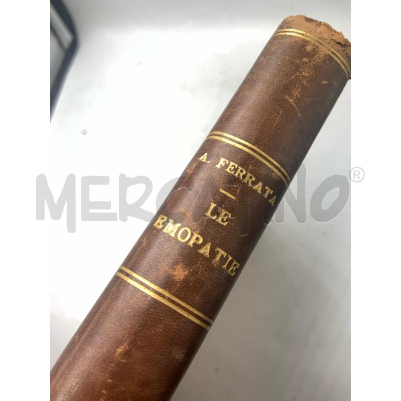 FERRATA - LE EMOPATIE 5 VOLUMI 1933 | Mercatino dell'Usato Roma porta maggiore 5