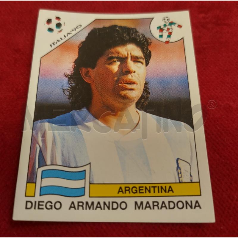 FIGURINA DIEGO ARMANDO MARADONA ITALIA 90 3 | Mercatino dell'Usato Roma porta maggiore 3