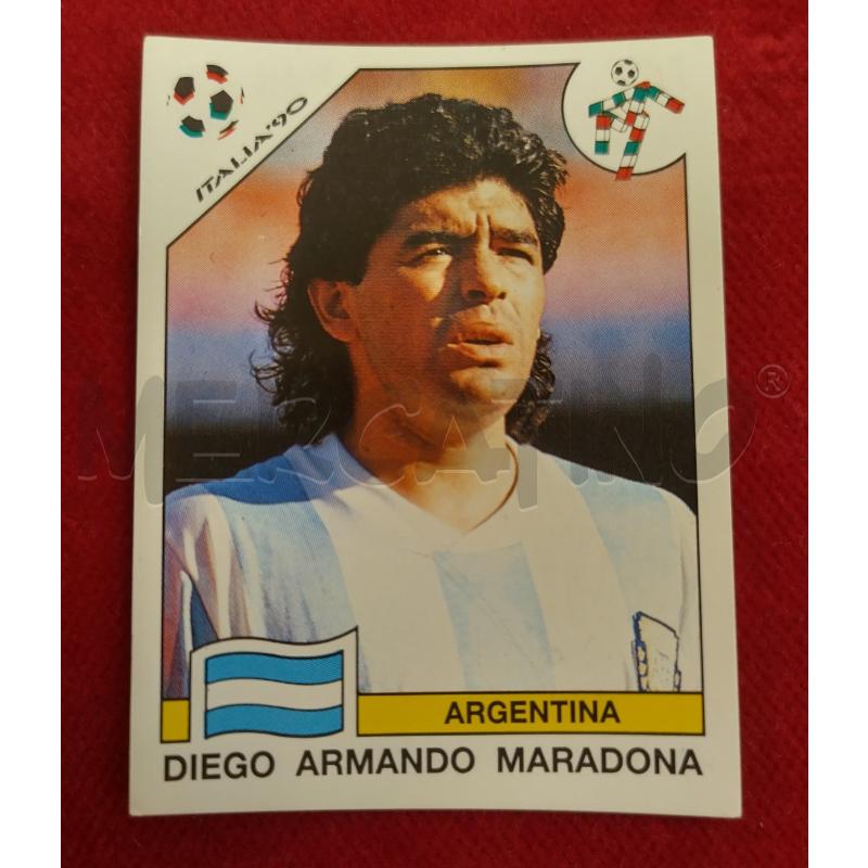 FIGURINA DIEGO ARMANDO MARADONA ITALIA 90 3 | Mercatino dell'Usato Roma porta maggiore 5