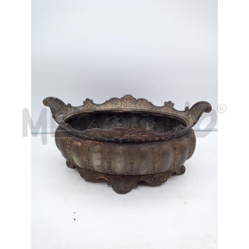 FIORIERA METALLO  BASE LEGNO | Mercatino dell'Usato Roma porta maggiore 1