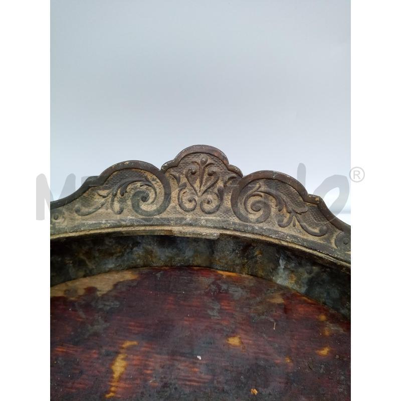 FIORIERA METALLO  BASE LEGNO | Mercatino dell'Usato Roma porta maggiore 4