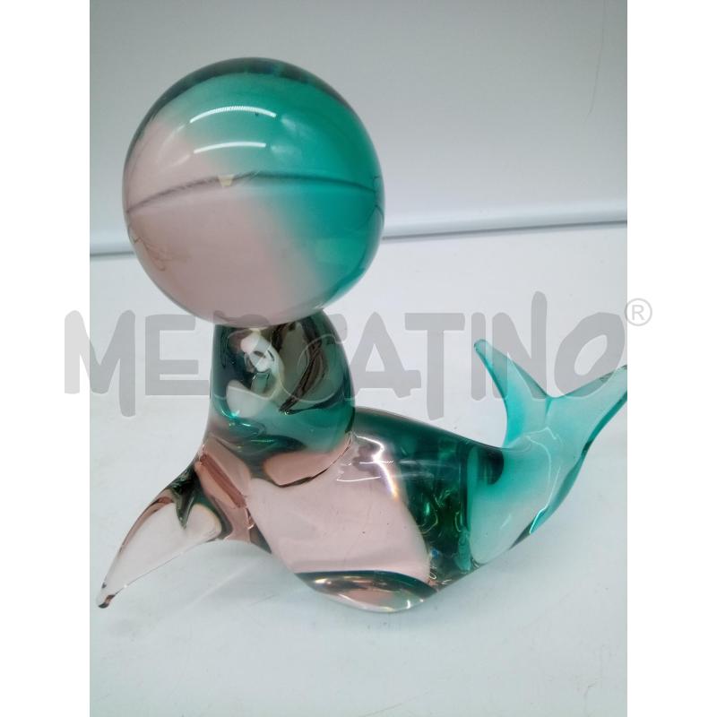 FOCA DI VETRO DI MURANO NASON  | Mercatino dell'Usato Roma porta maggiore 2