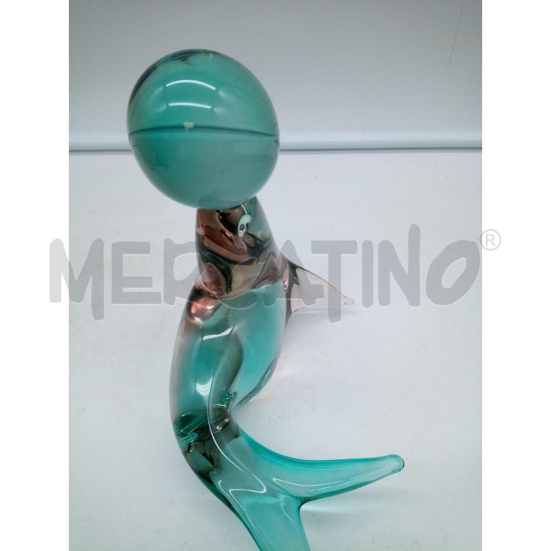 FOCA DI VETRO DI MURANO NASON  | Mercatino dell'Usato Roma porta maggiore 3