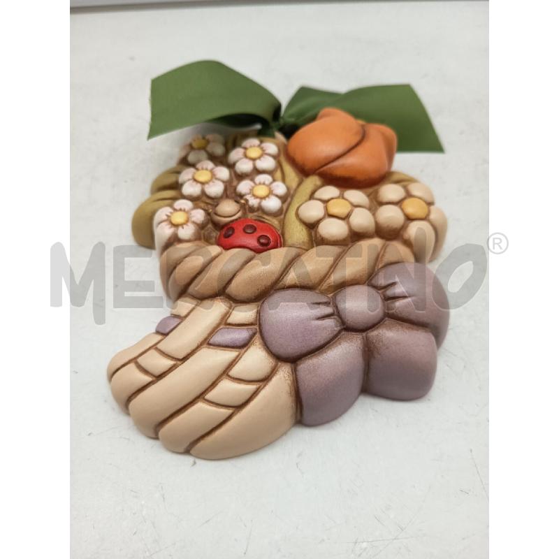 FORMELLA THUN CORNUCOPIA E COCCINELLA  | Mercatino dell'Usato Roma porta maggiore 1