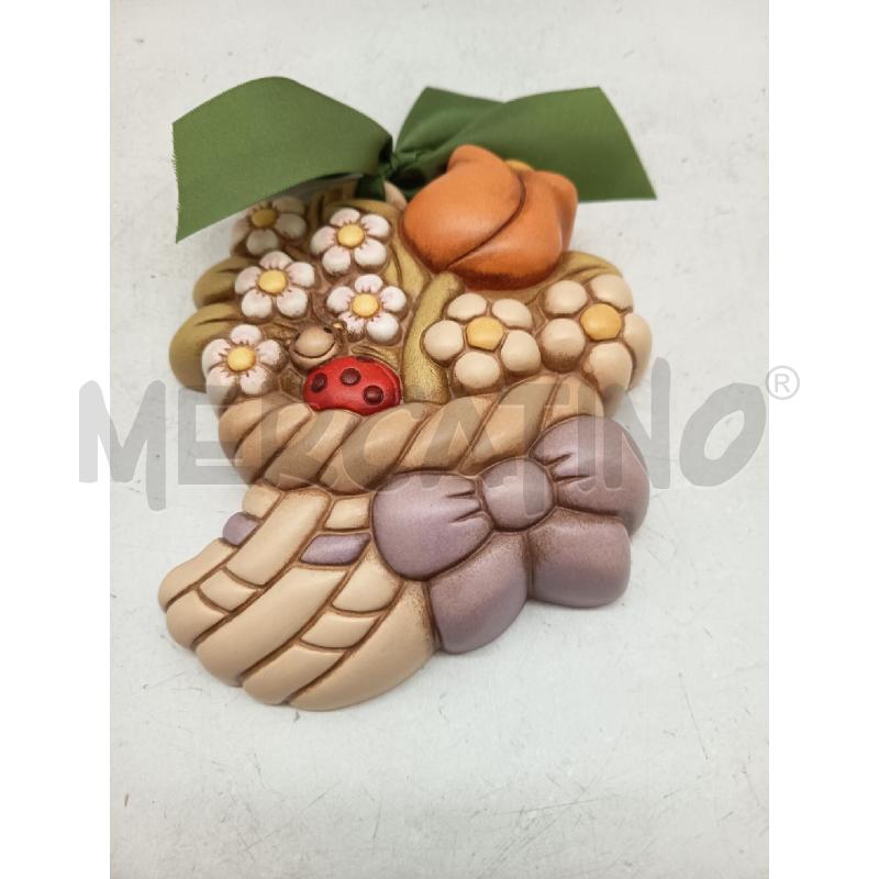 FORMELLA THUN CORNUCOPIA E COCCINELLA  | Mercatino dell'Usato Roma porta maggiore 3