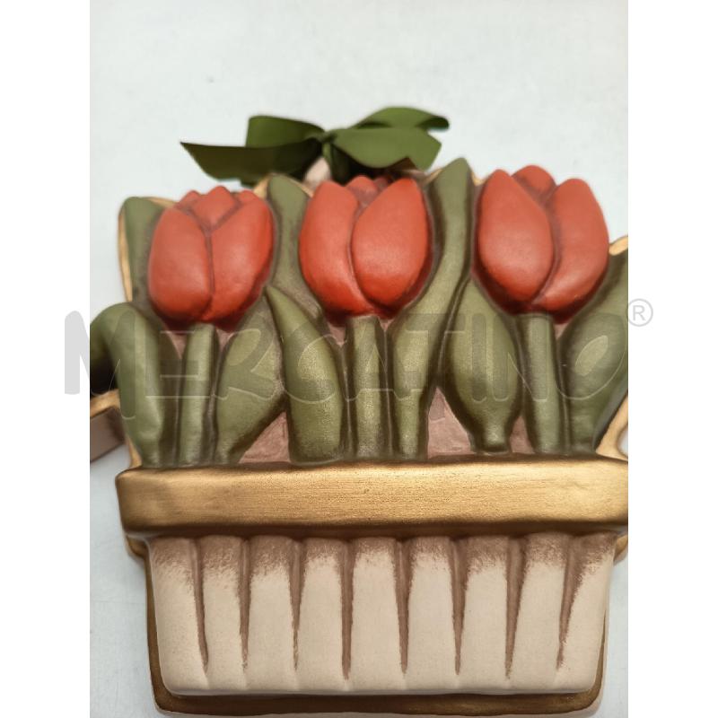 FORMELLA THUN TULIPANI | Mercatino dell'Usato Roma porta maggiore 5