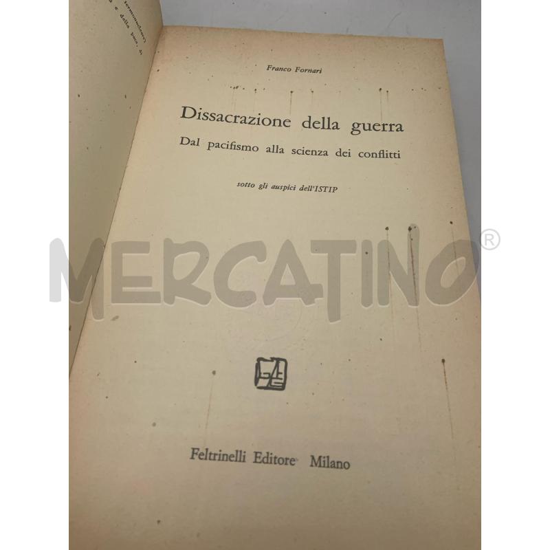 FORNARI - DISSACRAZIONE DELLA GUERRA 1 EDIZIONE 1969 | Mercatino dell'Usato Roma porta maggiore 3