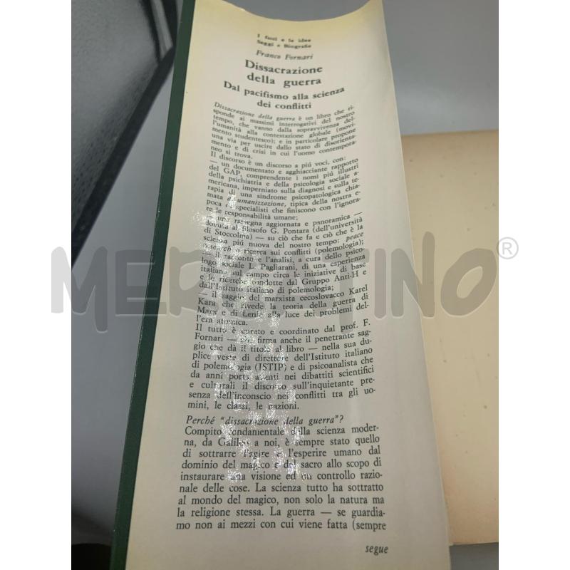 FORNARI - DISSACRAZIONE DELLA GUERRA 1 EDIZIONE 1969 | Mercatino dell'Usato Roma porta maggiore 4