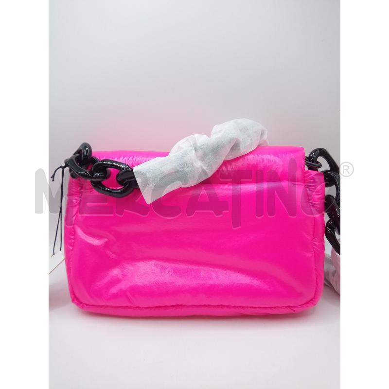 FURLA BORSA DONNA FUCSIA TRACOLLA CATENA NERA | Mercatino dell'Usato Roma porta maggiore 2
