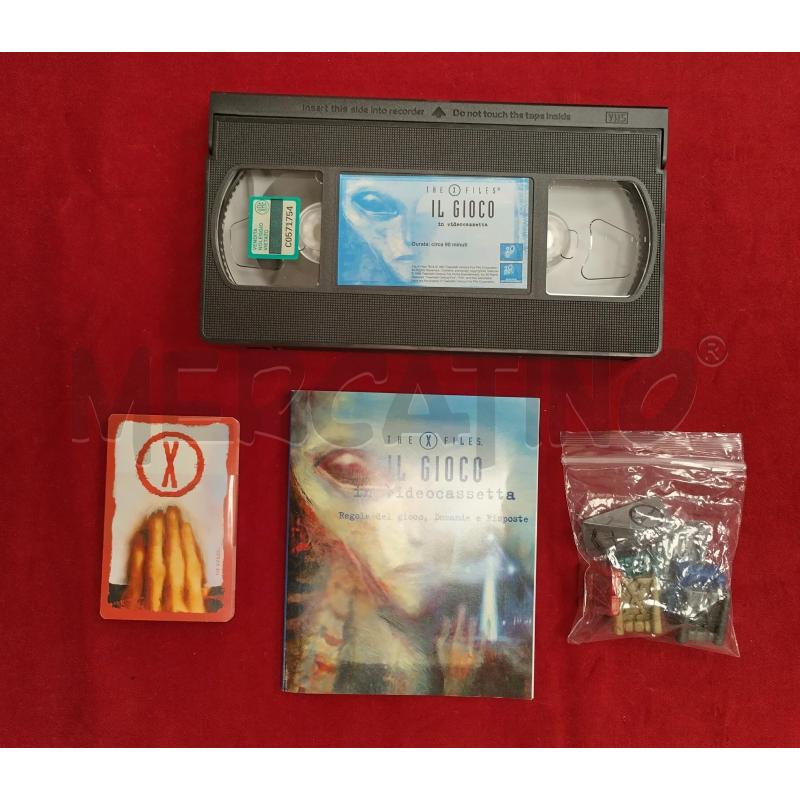 GIOCO X FILES IN VIDEOCASSETTA | Mercatino dell'Usato Roma porta maggiore 5