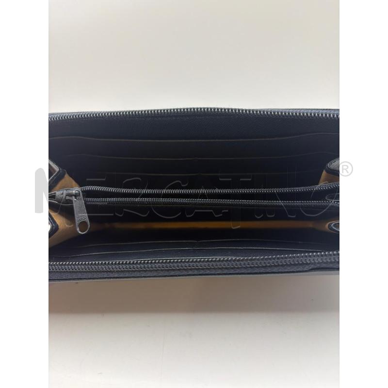 GIORGIO ARMANI PORTA FOGLIO PELLE SAFFIANO BLU  | Mercatino dell'Usato Roma porta maggiore 3
