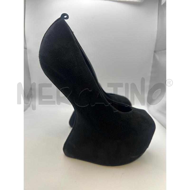 GIUSEPPE ZANOTTI DESIGN DECOLLETE NERE SCAMOSCIATE | Mercatino dell'Usato Roma porta maggiore 2