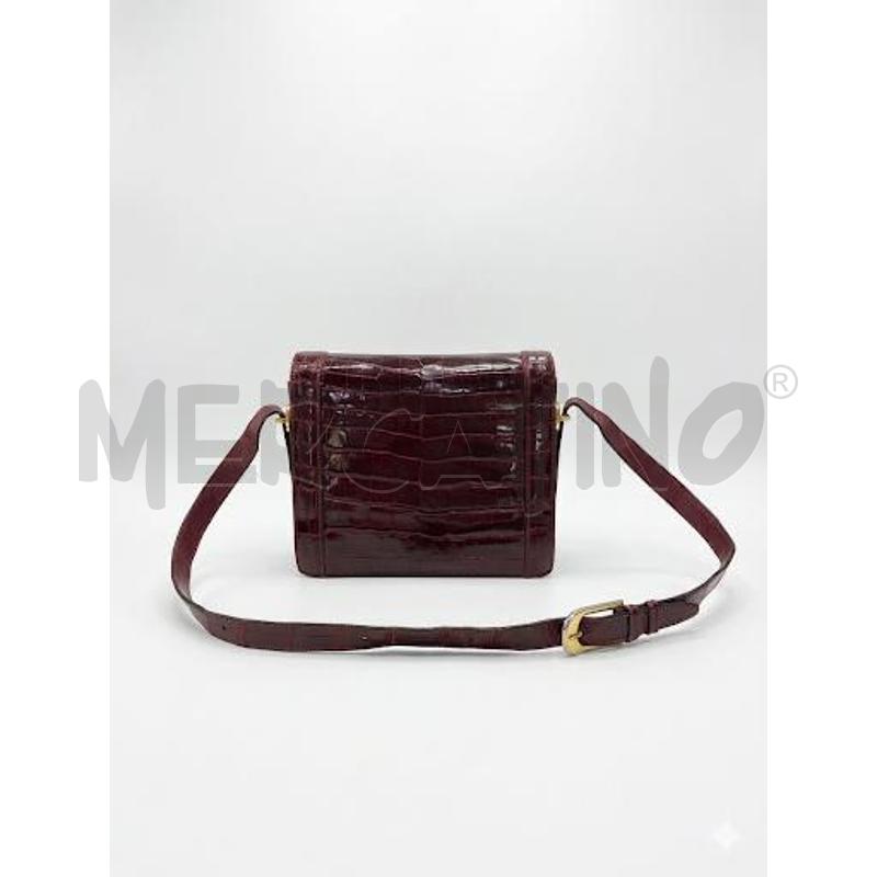 GUCCI BORSA BORDEAUX PELLE TRACOLLA DETTAGLI GOLD VINTAGE | Mercatino dell'Usato Roma porta maggiore 3