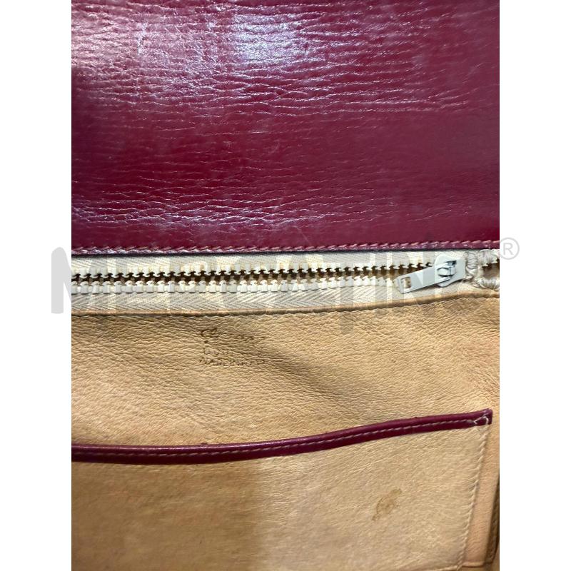GUCCI BORSA BORDEAUX PELLE TRACOLLA DETTAGLI GOLD VINTAGE | Mercatino dell'Usato Roma porta maggiore 5