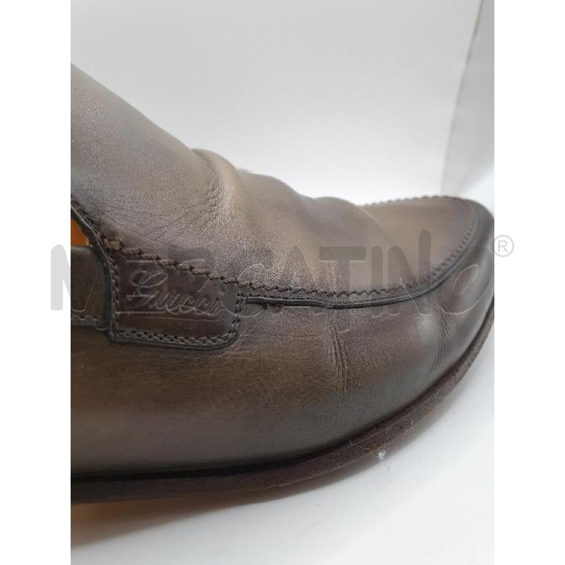 GUCCI MOCASSINI UOMO VERDE OLIVA PELLE | Mercatino dell'Usato Roma porta maggiore 3