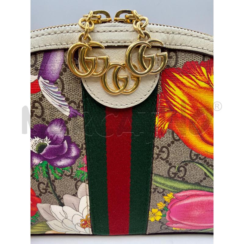 GUCCI OPHIDIA DOME SHOULDER BAG FLORA BORSA TRACOLLINA | Mercatino dell'Usato Roma porta maggiore 3