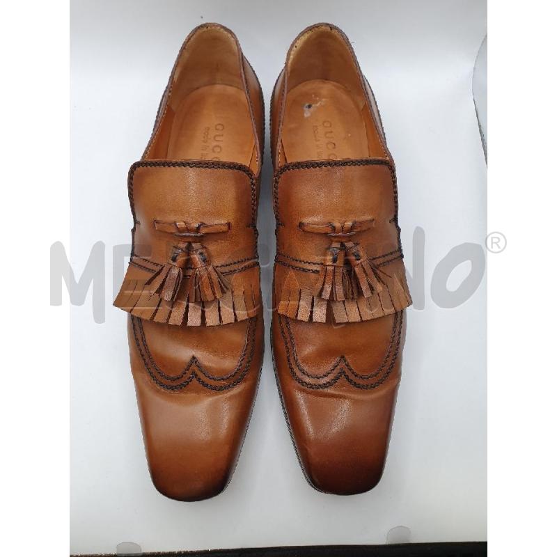 GUCCI SCARPE UOMO CARAMELLO PELLE NAPPE FRANGE | Mercatino dell'Usato Roma porta maggiore 1