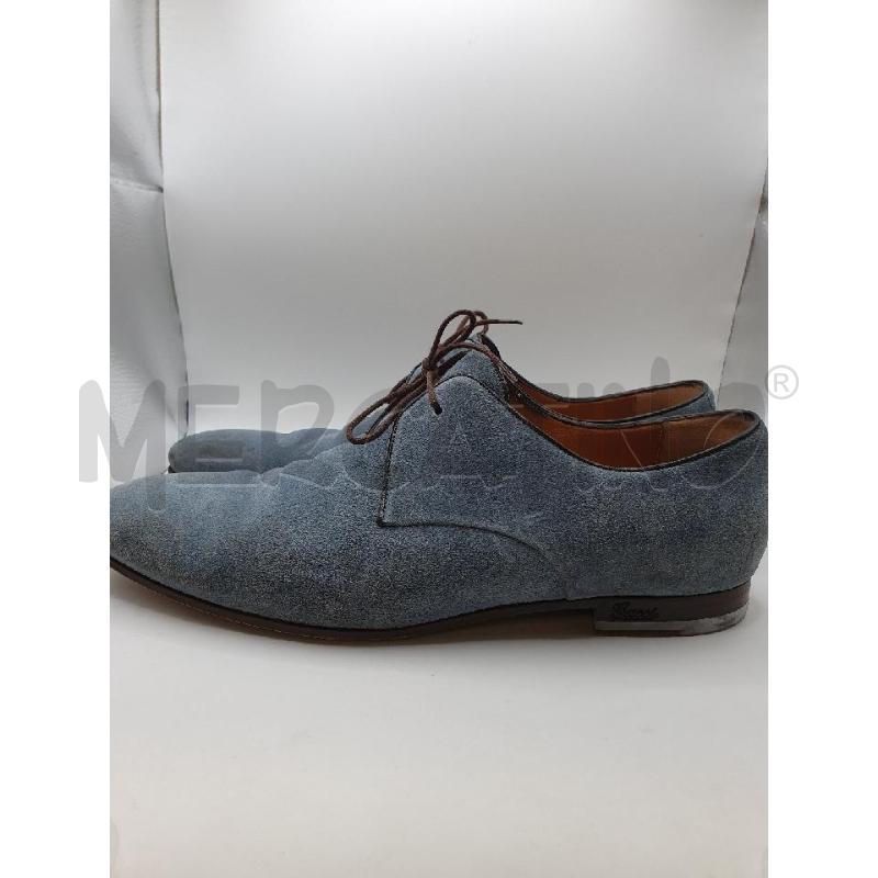 GUCCI SCARPE UOMO CELESTI SCAMOSCIATE STRINGATE | Mercatino dell'Usato Roma porta maggiore 4
