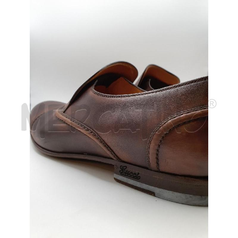 GUCCI SCARPE UOMO MARRONI PELLE CUCITURE | Mercatino dell'Usato Roma porta maggiore 3