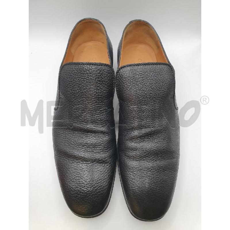 GUCCI SCARPE UOMO NERE PELLE MARTELLATA | Mercatino dell'Usato Roma porta maggiore 1