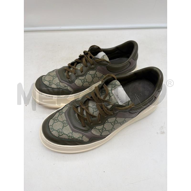 GUCCI SNEAKERS UOMO VERDE MONOGRAM DA RIV RETRO  | Mercatino dell'Usato Roma porta maggiore 2