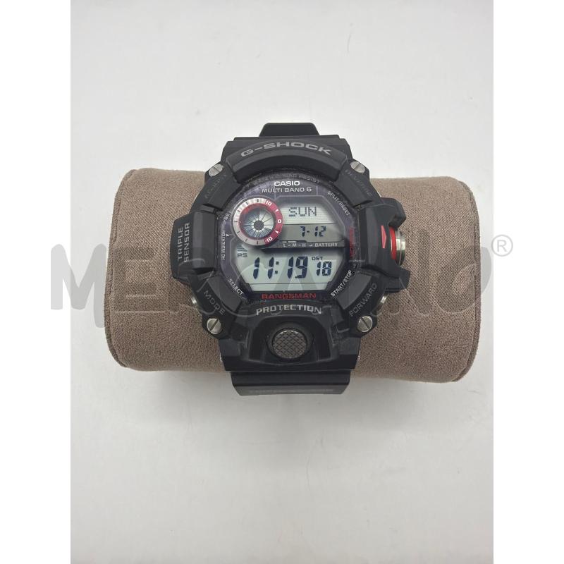 G-SHOCK OROLOGIO DA POLSO NERO RANGEMAN DETT ROSSI   | Mercatino dell'Usato Roma porta maggiore 1