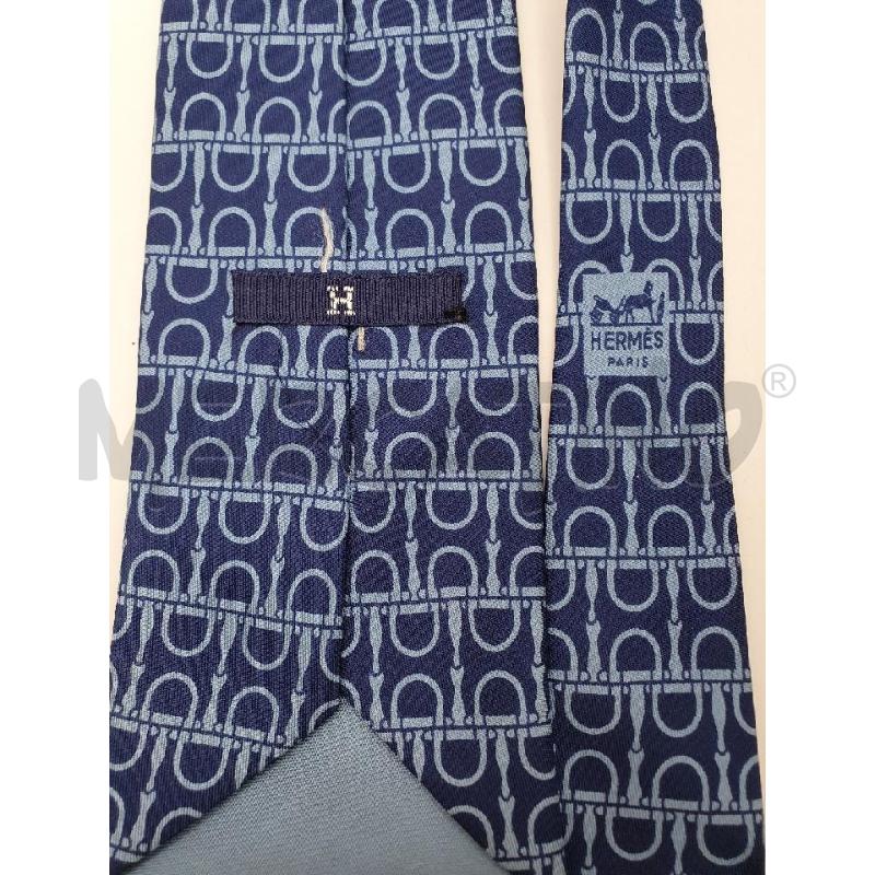 HERMES CRAVATTA BLU DISEGNI CELESTI | Mercatino dell'Usato Roma porta maggiore 3