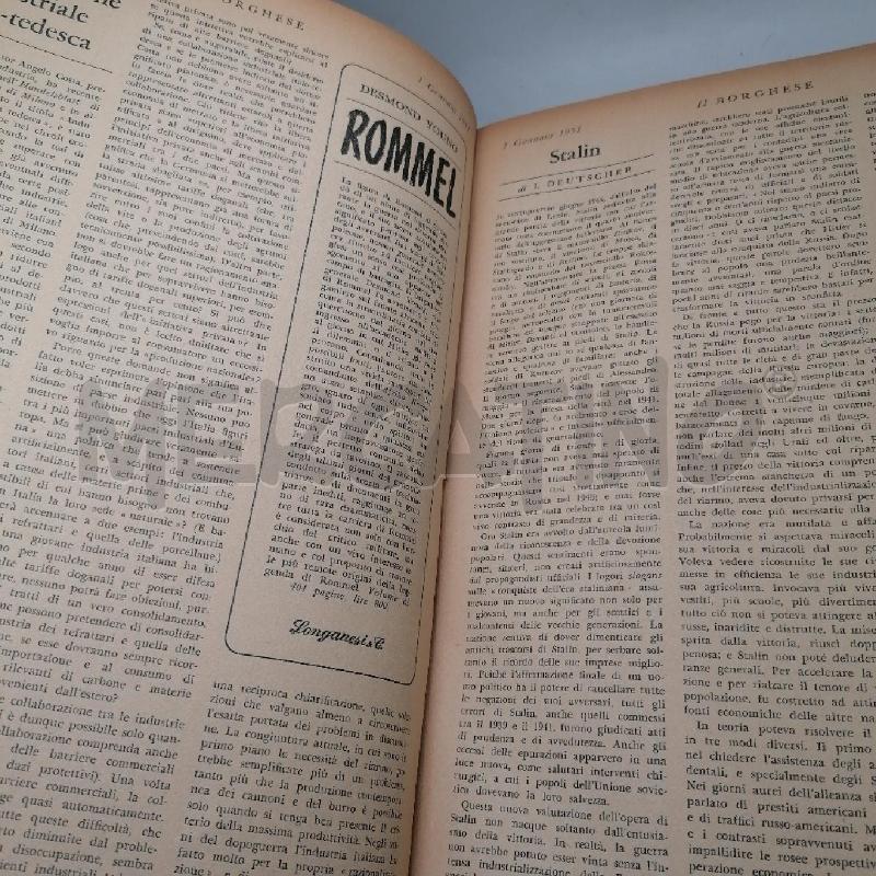 IL BORGHESE - ANNO 1951 COMPLETO  | Mercatino dell'Usato Roma porta maggiore 2