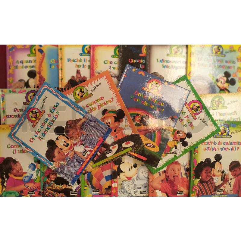 I 1000 PERCHÉ WALT DISNEY COFANETTO COMPLETO 24 VOLUMI | Mercatino dell'Usato Roma porta maggiore 2