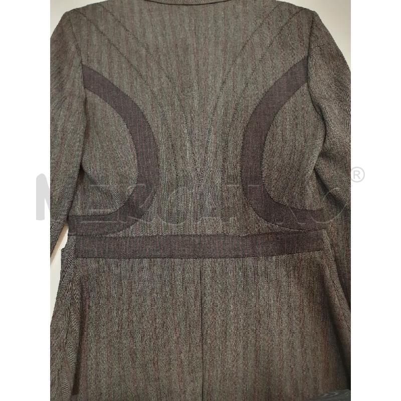 JUST CAVALLI COMPLETO DONNA GRIGIO GESSATO VIOLA GIACCA+PANTALONE  | Mercatino dell'Usato Roma porta maggiore 4