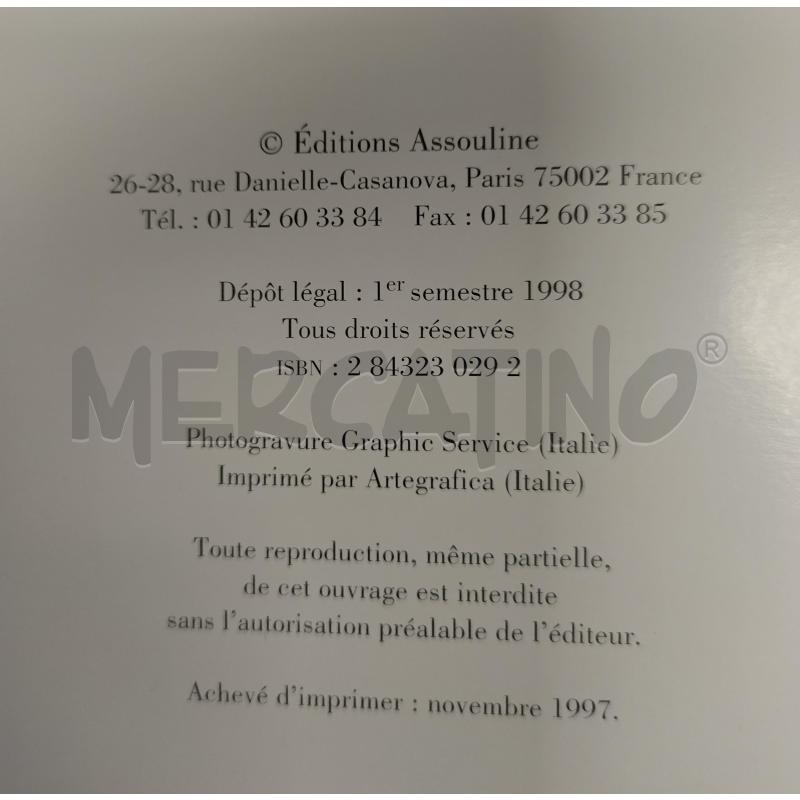 KAMITSIS - PACO RABANNE MEMORIE DE LA MODE EDITIONS ASSOULINE | Mercatino dell'Usato Roma porta maggiore 5
