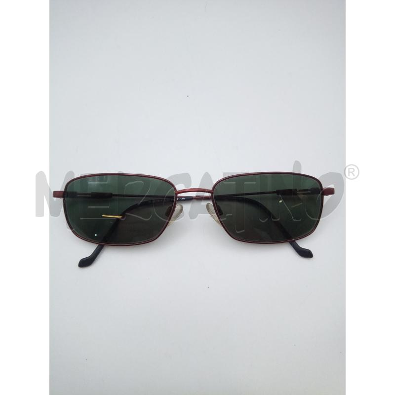 LACOSTE OCCHIALI LENTE NERA RETTANGOLARE MONTATURA BRONZO LOGHETTO | Mercatino dell'Usato Roma porta maggiore 1