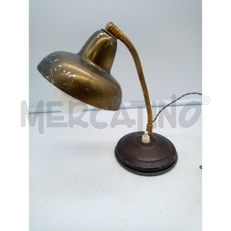 LAMPADA DA SCRIVANIA MARRONE  | Mercatino dell'Usato Roma porta maggiore 1
