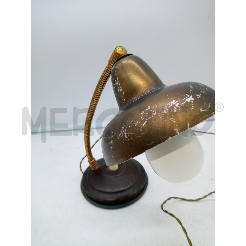 LAMPADA DA SCRIVANIA MARRONE  | Mercatino dell'Usato Roma porta maggiore 3