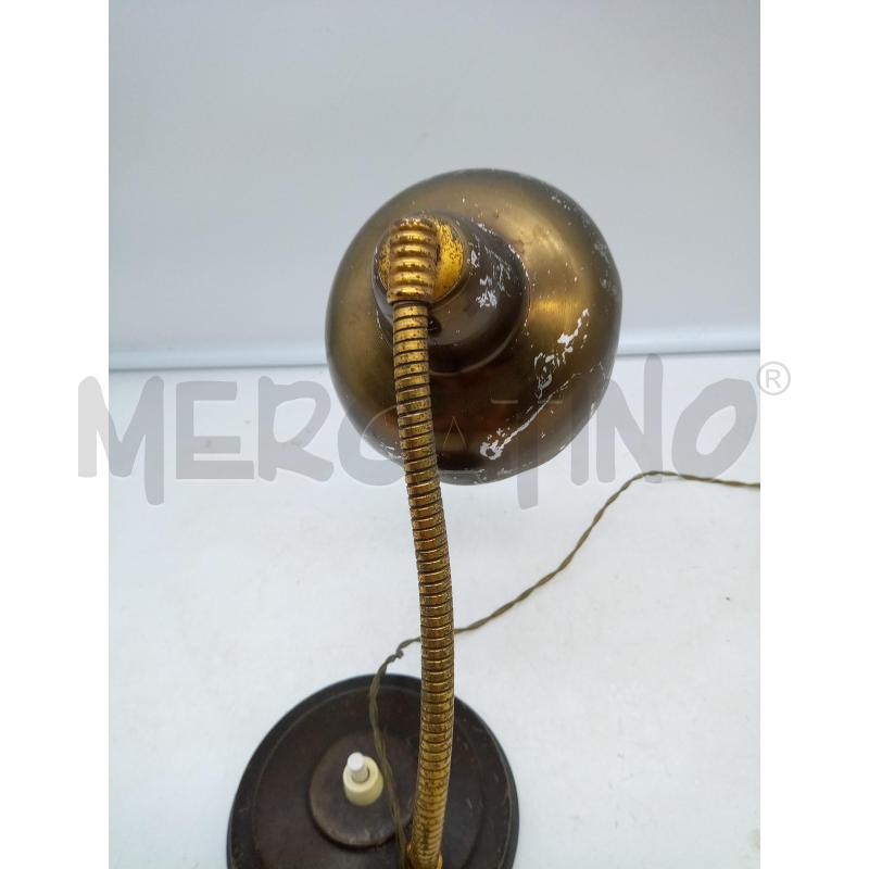 LAMPADA DA SCRIVANIA MARRONE  | Mercatino dell'Usato Roma porta maggiore 5