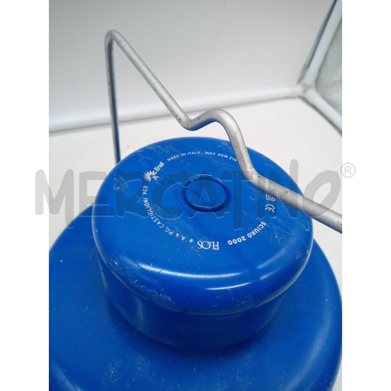 LAMPADA F.LLI CASTIGLIONI FLOS SCIUKO BLU NON TESTATA  | Mercatino dell'Usato Roma porta maggiore 3
