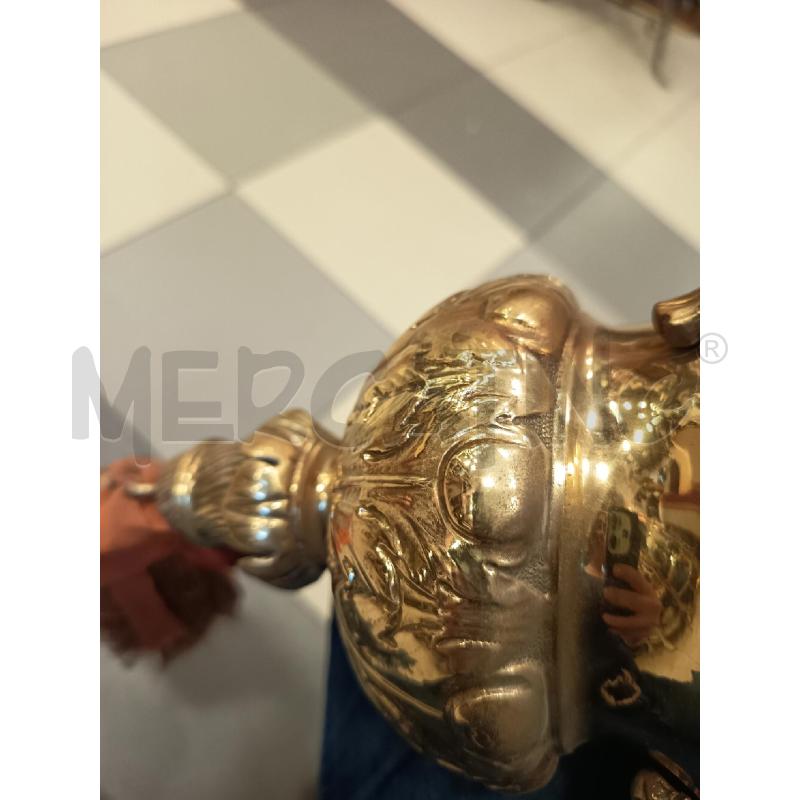LAMPADA INCENSIERE OTTONE 1L DECORO ANGELI NAPPINA  | Mercatino dell'Usato Roma porta maggiore 5