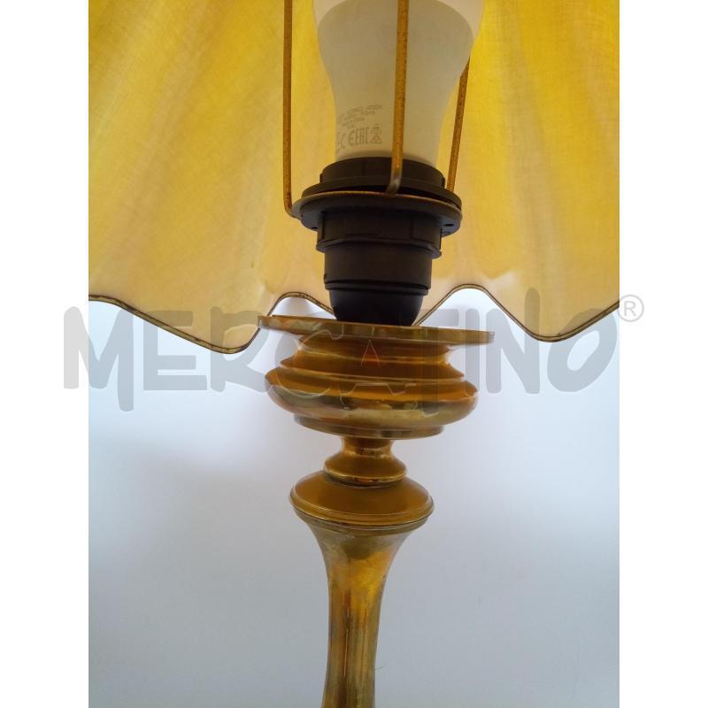 LAMPADA OTTONE PARALUME ONDULATO | Mercatino dell'Usato Roma porta maggiore 4