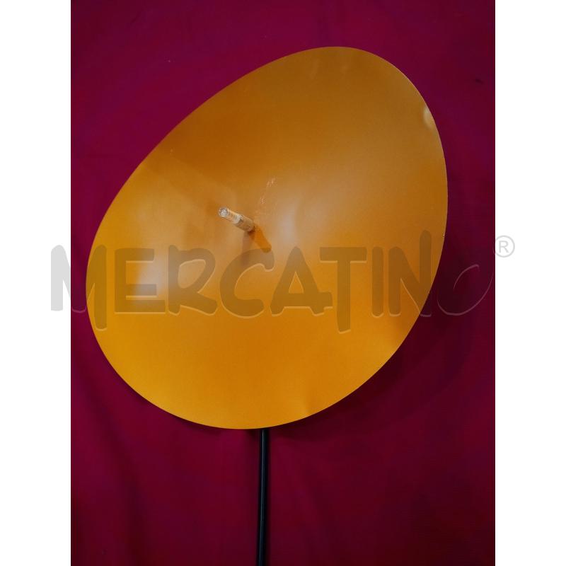 LAMPADA PARETE DESIGN METALLO NERO  | Mercatino dell'Usato Roma porta maggiore 2