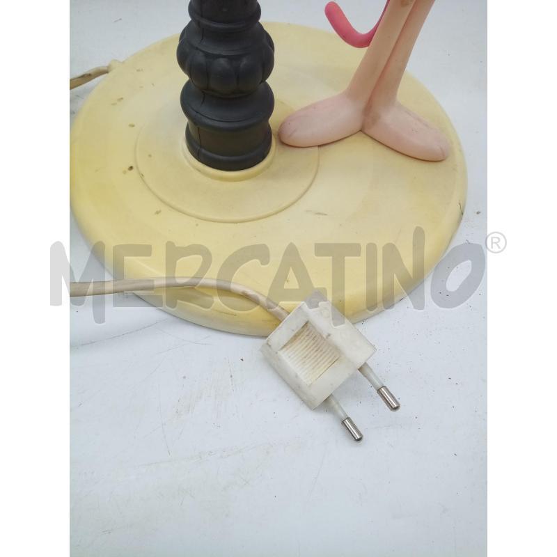 LAMPADA PLASTICA PANTERA ROSA ANNI 70 DA RIV | Mercatino dell'Usato Roma porta maggiore 4