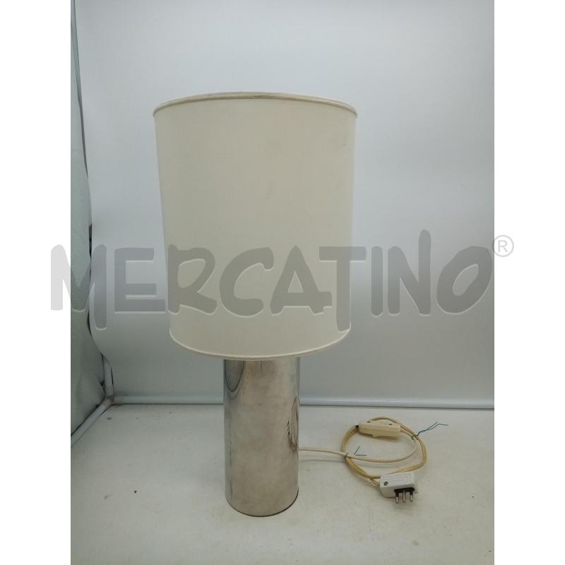 LAMPADA REGGIANI PICCOLA CILINDRO CROMATO | Mercatino dell'Usato Roma porta maggiore 1