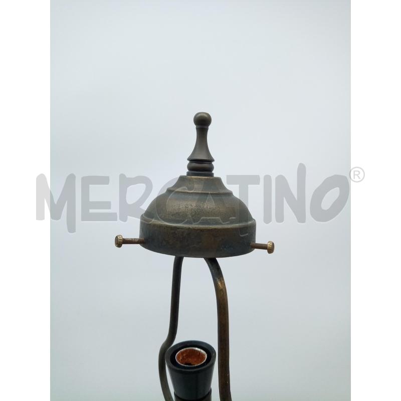 LAMPADA TAVOLO OTTONE STILE LIBERTY SIGNORINA    | Mercatino dell'Usato Roma porta maggiore 3