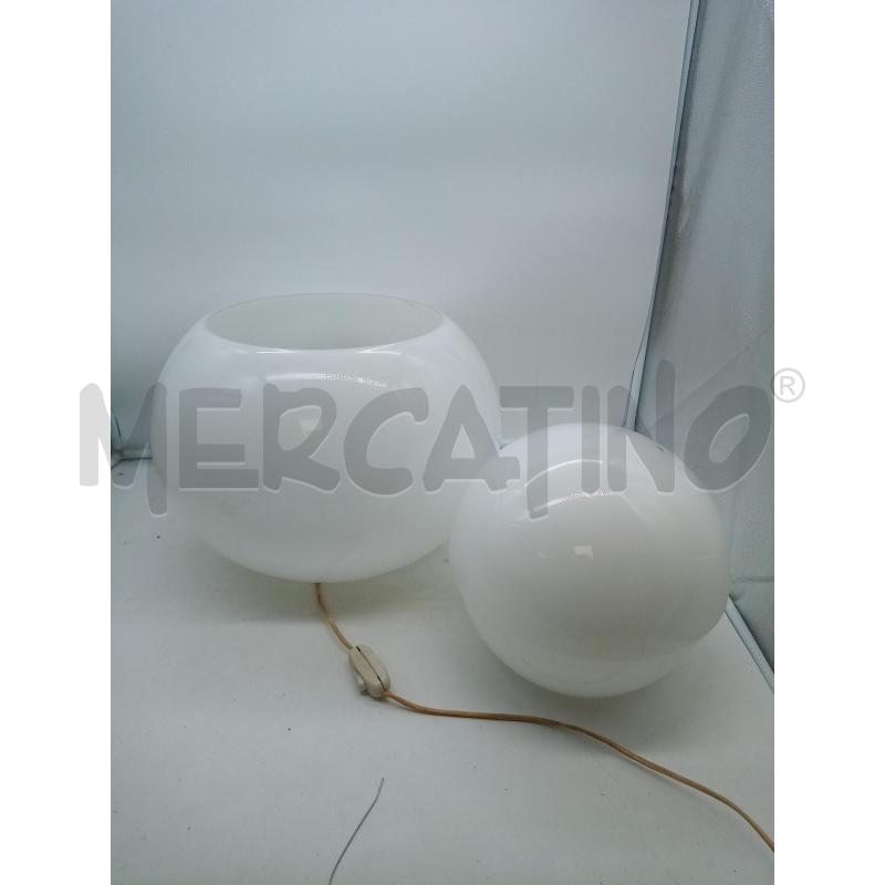 LAMPADA VETRO OPALINO DARUMA FONTANA ARTE | Mercatino dell'Usato Roma porta maggiore 4