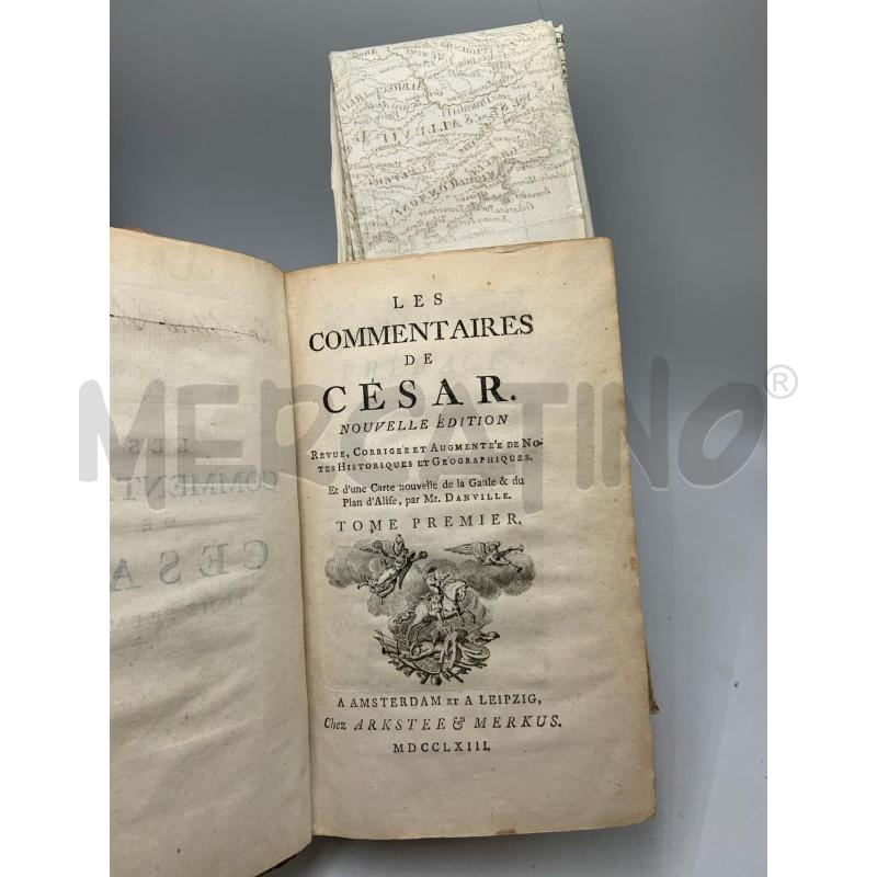 LES COMMENTAIRES DE CESAR 2 VOLUMI 1763 | Mercatino dell'Usato Roma porta maggiore 2