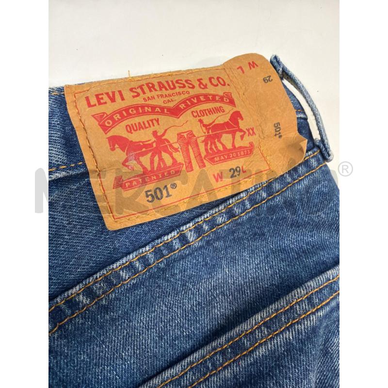 LEVI'S BERMUDA UOMO DENIM AZZURRO  | Mercatino dell'Usato Roma porta maggiore 3