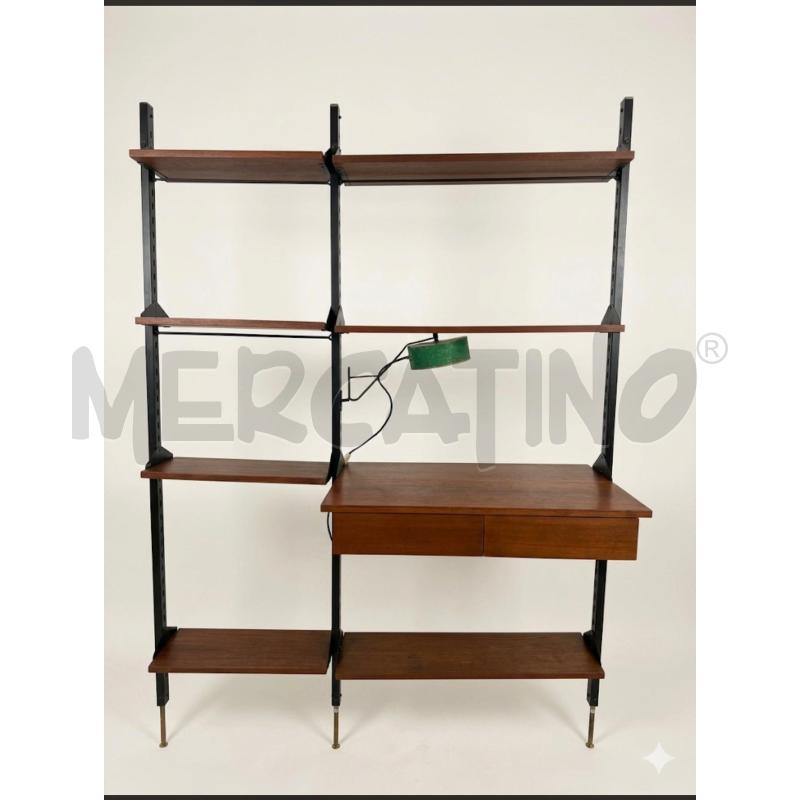 LIBRERIA CON SCRIVANIA SVEDESE 2 MODULI | Mercatino dell'Usato Roma porta maggiore 1