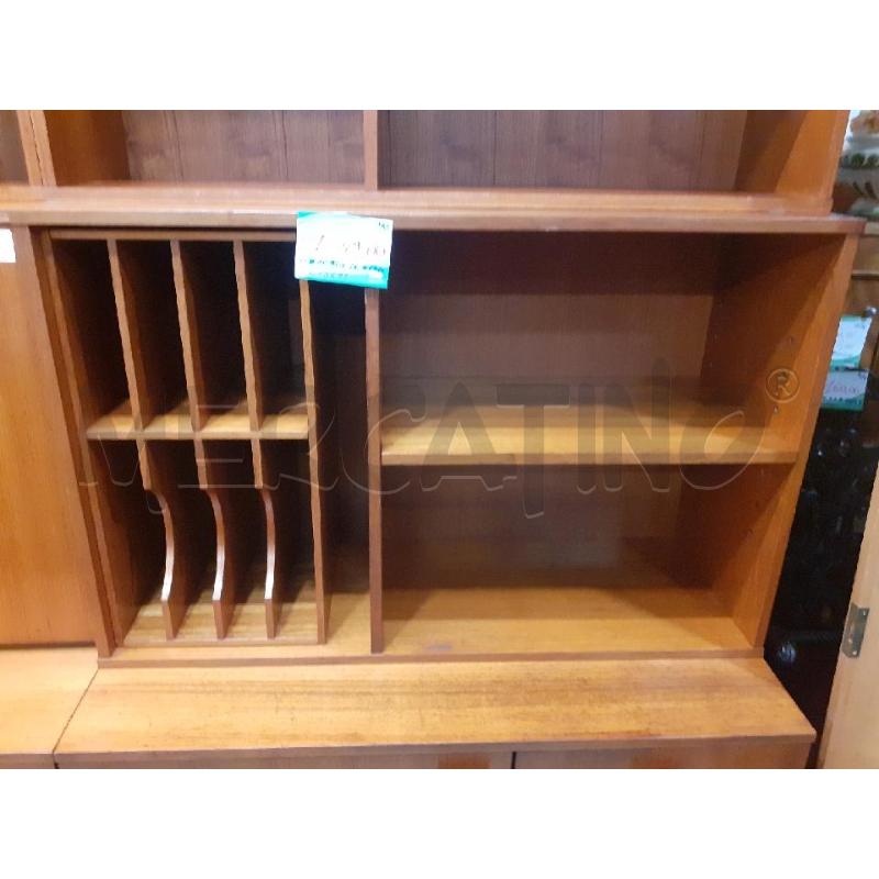 LIBRERIA MODULARE ATTREZZATA 4 CASS 1 RIBATA   | Mercatino dell'Usato Roma porta maggiore 3
